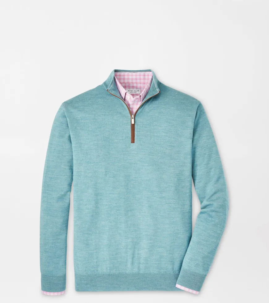 Autumn Crest Suede Trim Quarter-Zip