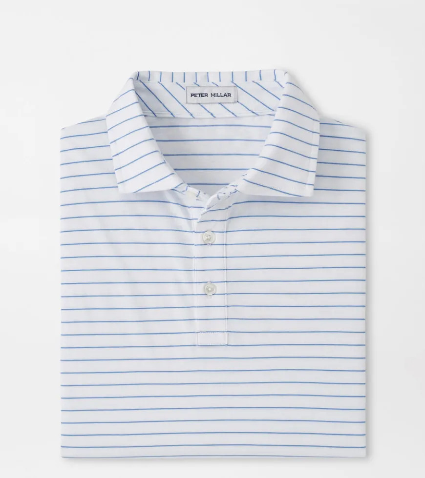 Crown Comfort Cotton Polo Harp Stripe