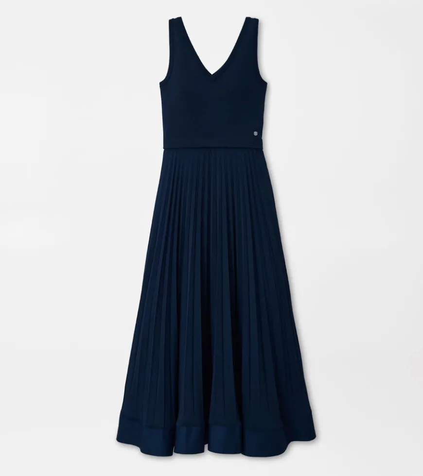 Eva Pleated Midi Dress