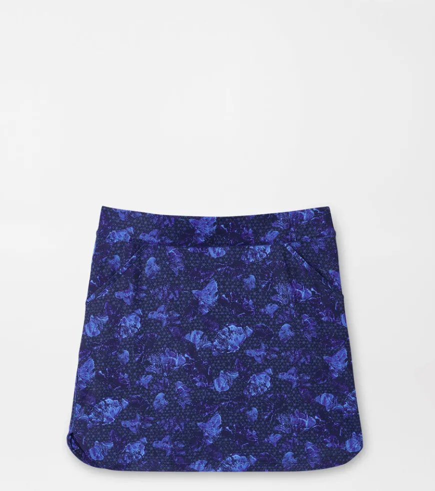 Ginko Print Alice Petal Hem Skort