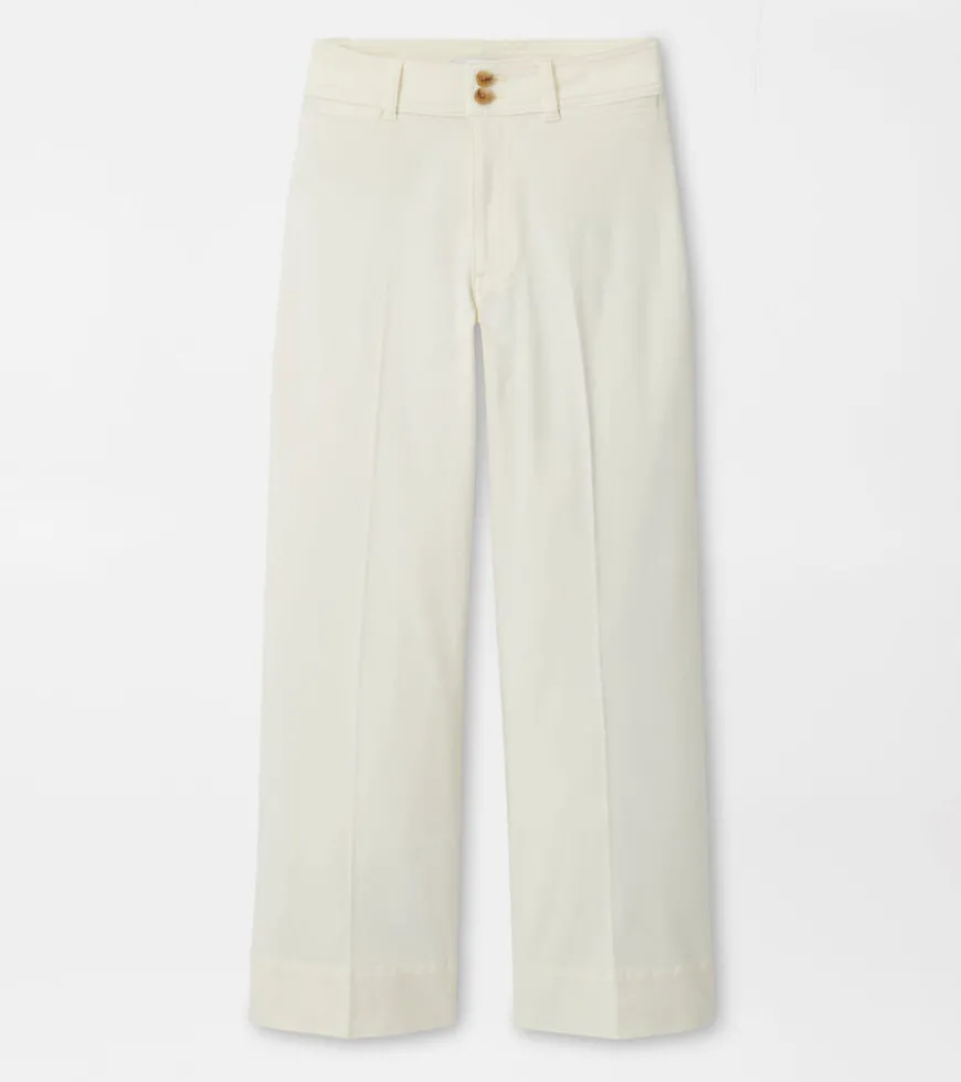 Karlie Stretch Sateen Wide Leg Pant