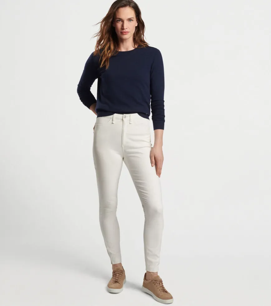 Karlie Stretch Sateen High Rise Pant