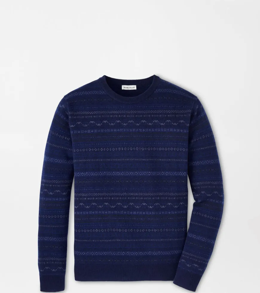 Midnight Fairisle Crewneck Sweater