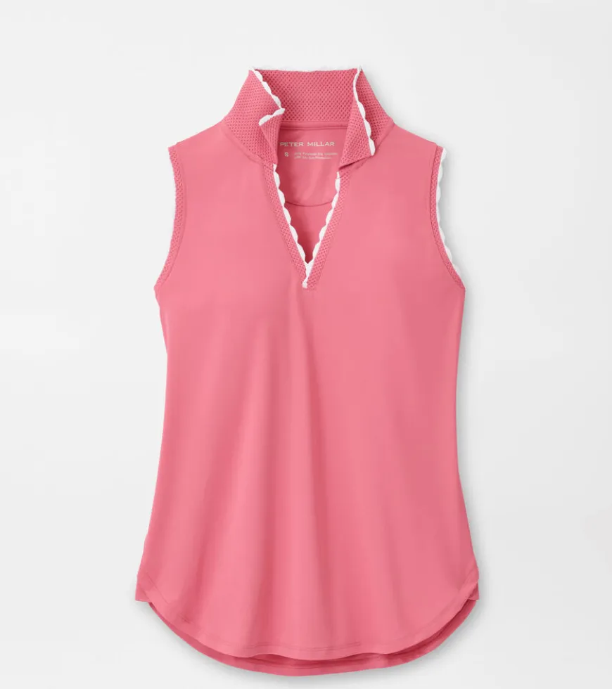 Opal Sleeveless Stretch Jersey Polo