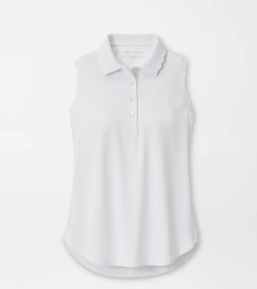 Opal Sleeveless Stretch Jersey Polo