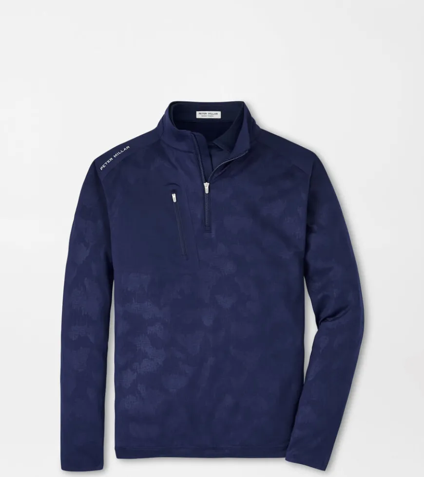 Verge Windowpane Camo Performance Quarter-Zip