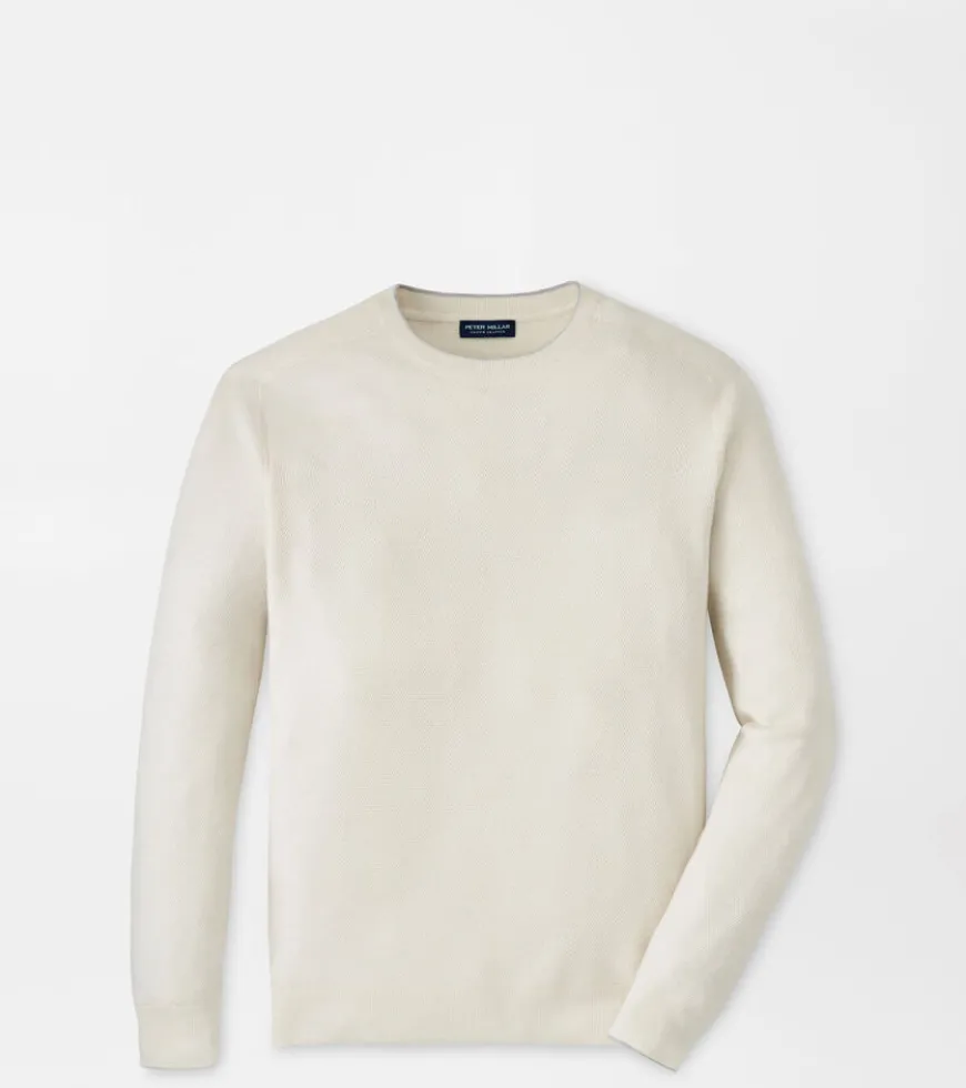 Voyager Cashmere-Silk Saddle Shoulder Crew