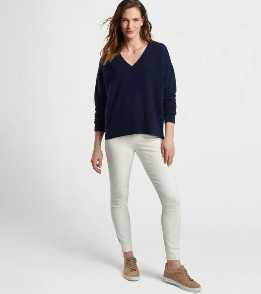 Women's Artisan Crafted Cashmere V-Neck Sweater