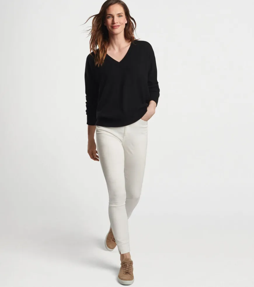 Women's Artisan Crafted Cashmere V-Neck Sweater