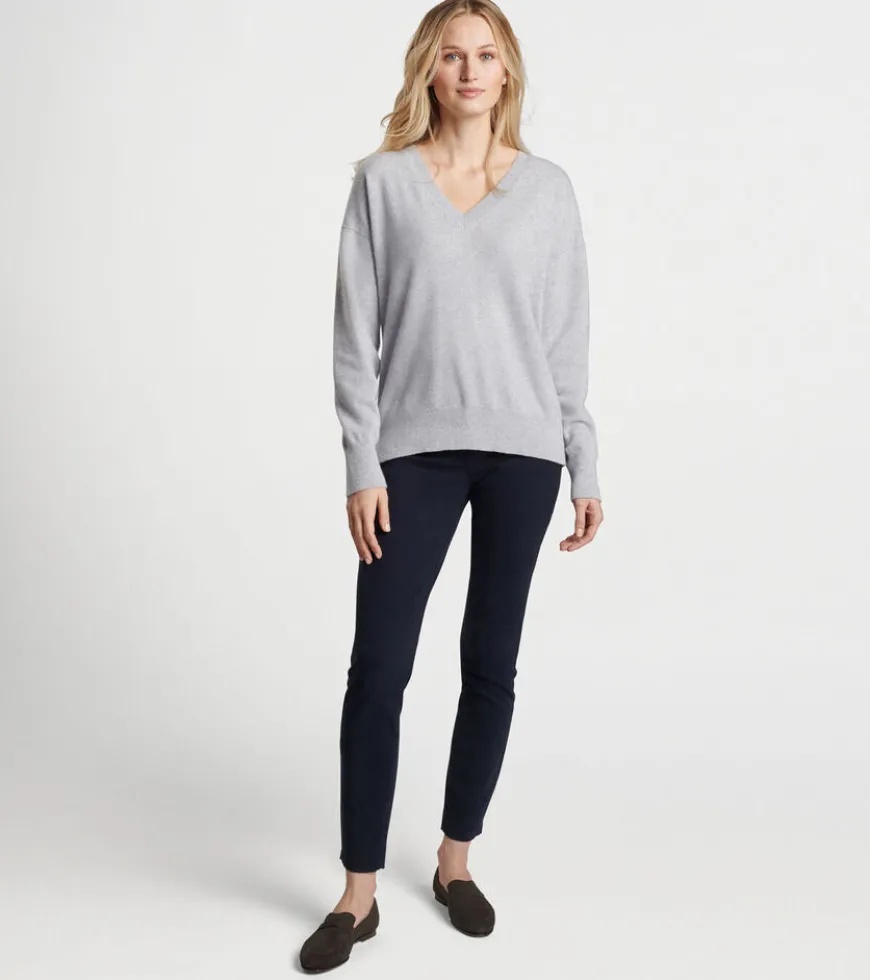 Women's Artisan Crafted Cashmere V-Neck Sweater
